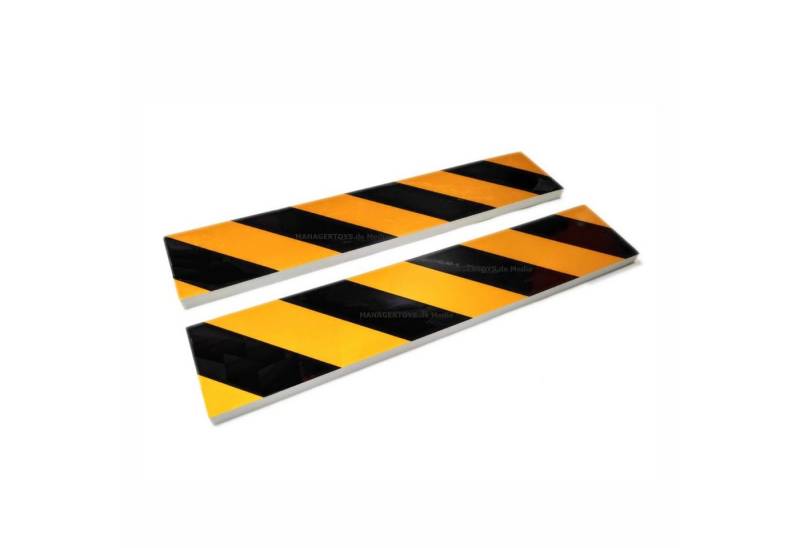SECUMAX Garagen-Wandschutz Türkantenschutz 2er Set á 50 cm Türschutz Garage Wandpolster Metallic von SECUMAX