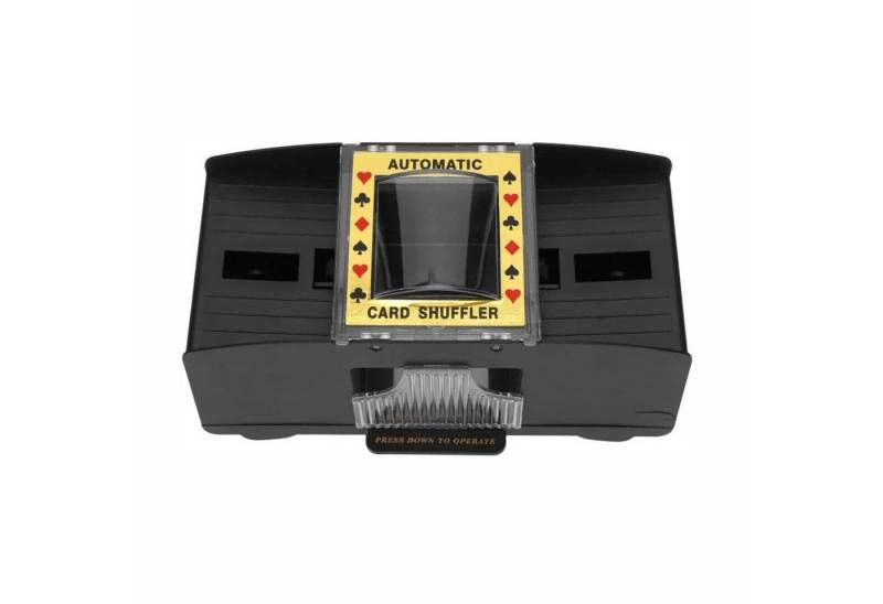 SECUMAX Tischkartenhalter Automatische Spielkarten Mischmaschine Auto Kartenmischer für 2 Decks von SECUMAX