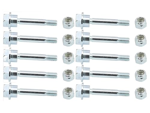 SECURA 10x Abscherbolzen kompatibel mit Partner PSB300 96191004503 (2012-06) Schneefräse von SECURA