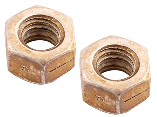 SECURA 2x Auspuffmutter selbstsichernd kompatibel mit Husqvarna 327 HE4 X-SERIES (20091400001-20145299999) Heckenschere von SECURA