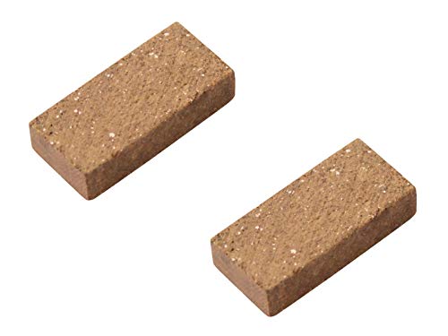 SECURA 2x Bremsbelag Bremsklotz (Getriebe) kompatibel mit Bolens BL155/92T 13A3775E684 (2008) Rasentraktor von SECURA