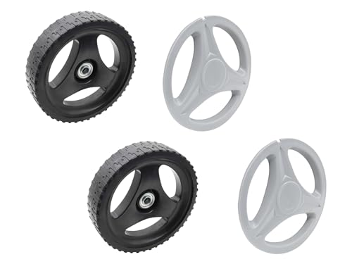 SECURA 2x Hinterrad mit Radkappe Reifen Rad kompatibel mit Scheppach MS132-42 SE Rasenmäher SECURA 2x Hinterrad mit Radkappe Reifen Rad kompatibel mit Scheppach MS132-42 SE Rasenmäher von SECURA