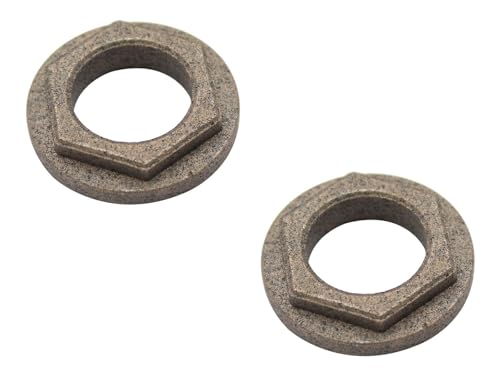 SECURA 2x Lagerbuchse f. Lenkstange kompatibel mit MTD B 145 136M675F678 (1996) Rasentraktor von SECURA