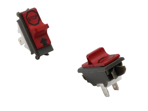 SECURA 2x Stopschalter kompatibel mit Jonsered HT2124 (2007-01) Heckenschere von SECURA