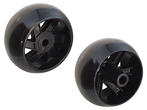SECURA 2x Stützrad Deckrad kompatibel mit Rally RE20H107RBK 96061012802 (2008-08) Rasentraktor von SECURA