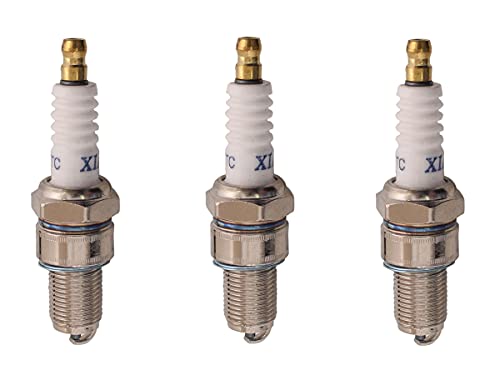 SECURA 3x Zündkerze kompatibel mit Fuxtec AF140 Motorhacke/Brast BRB-WP-6500 6,5PS von SECURA