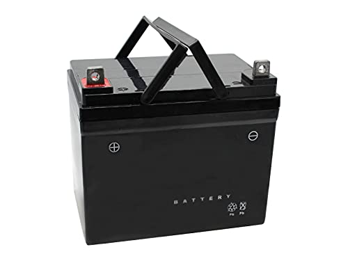 SECURA Batterie 12V 22Ah (+ Pol Links) kompatibel mit Stiga Park Pro 340 IX Rasentraktor von SECURA