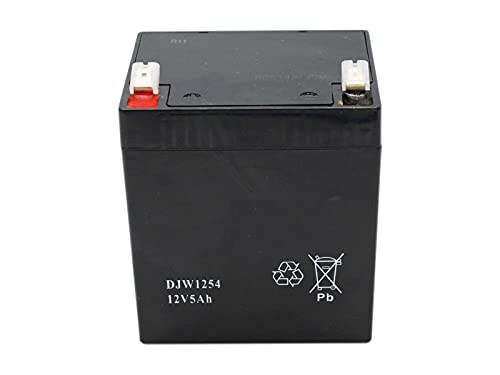 SECURA Batterie 12V 5Ah kompatibel mit WOLF-Garten Scooter Mini/RDE 60 M 13A326SC650M Rasentraktor von SECURA