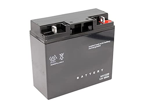SECURA Gel-Batterie 12V 20Ah kompatibel mit Stihl RT6127.0 ZL Rasentraktor von SECURA
