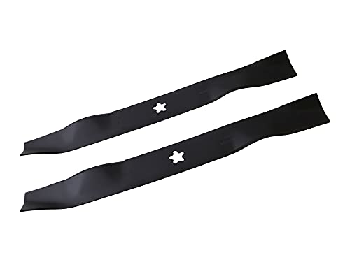 SECURA Messersatz (Mulch) kompatibel mit Poulan PD24PH42ST 96017000300 (2005-05) Rasentraktor von SECURA