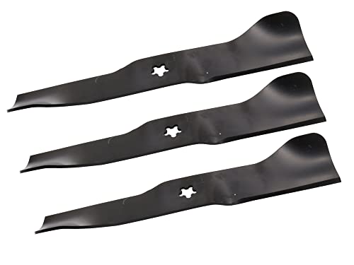 SECURA Messersatz (Wurf) kompatibel mit Husqvarna Z 248F 96795390100 (2018-10) Rasentraktor von SECURA