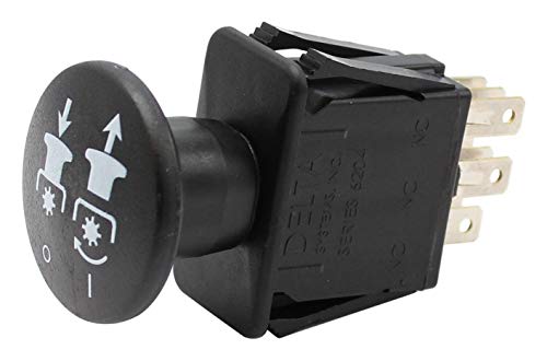 SECURA Schalter Messerkupplung kompatibel mit Jonsered LT 2223 A2 96041004001 (2007-05) Rasentraktor von SECURA