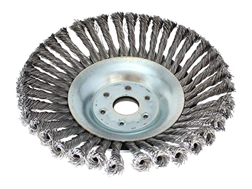 SECURA Unkrautbürste 25,4x200mm kompatibel mit Bituxx Benzin-Freischneider von SECURA