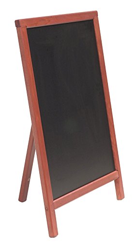 Aufsteller Holz 55x85cm witterungsbeständig Farbe: mahagoni MBS-M-85 von SECURIT