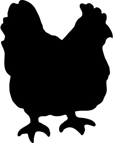 Securit FB-Chicken Kreidetafel maximal 30 x 50 cm von SECURIT