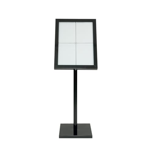 Securit A4 LED Informationsdisplay - weiß/schwarz Securit A4 LED Informationsdisplay - weiß/schwarz von SECURIT