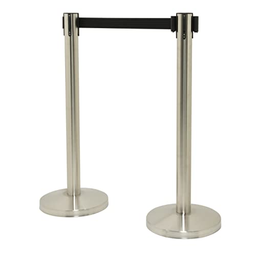 Securit RS-RT-LW-CH Absperrsystem RETRACTABLES - 2er Set, chrom/schwarz Securit RS-RT-LW-CH Absperrsystem RETRACTABLES - 2er Set, chrom/schwarz von SECURIT