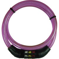CSL80Pink Kabelschloss Pink Zahlenschloss mit Symbolen - Security Plus von SECURITY PLUS