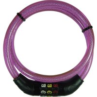 Security Plus CSL80Pink Kabelschloss Pink Zahlenschloss mit Symbolen von SECURITY PLUS