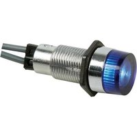 Kontroll-lampe - rund - blau - 12 v - 13 mm von SEDER