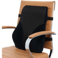 Lordose-Stützkissen - Rückenkissen - Ergonomisches Sitzkissen - Schwarz von VIVOL