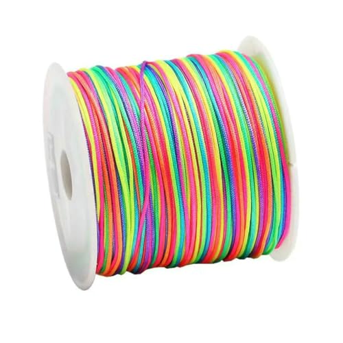 1 Stück 50 m/164 Fuß Regenbogen-elastische Perlenschnur – dehnbare, robuste, lebendige Schnur zur Schmuckherstellung für Halsketten, Perlen und Kunsthandwerk – 1 Stück Farbe 1 Stück 50 m/164 Fuß Regenbogen-elastische Perlenschnur – dehnbare, robuste, lebendige Schnur zur Schmuckherstellung für Halsketten, Perlen und Kunsthandwerk – 1 Stück Farbe von SEDRGH
