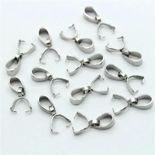 10 Stück/Los 316 Edelstahl Klemmclip Bügelverschlüsse Perlenanhänger Verbinder Beschläge 15 mm 17 mm 19 mm für Schmuckherstellung-Edelstahlfarbe-S 3x15MM 10 Stück/Los 316 Edelstahl Klemmclip Bügelverschlüsse Perlenanhänger Verbinder Beschläge 15 mm 17 mm 19 mm für Schmuckherstellung-Edelstahlfarbe-S 3x15MM von SEDRGH