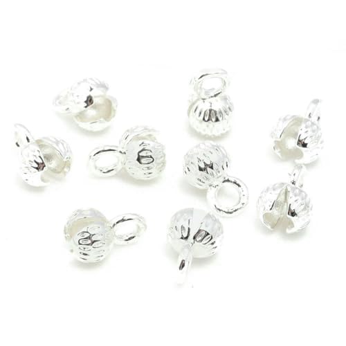 10 Stück 14 Karat vergoldete Crimp-Endperlen, Kugelkettenverbinder für DIY-Armbänder, Schmuckherstellung, Zubehör, Zubehör, Beschläge, Silber, 4,0 mm 10 Stück 14 Karat vergoldete Crimp-Endperlen, Kugelkettenverbinder für DIY-Armbänder, Schmuckherstellung, Zubehör, Zubehör, Beschläge, Silber, 4,0 mm von SEDRGH