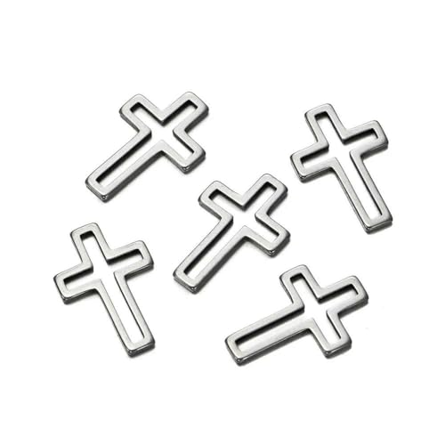 10 Stück Edelstahl Geometrischer Stern Runder Rahmen Ohrringe Charms Verbinder für Halsketten Ohrringe Schmuckherstellung Zubehör-Stahl -S von SEDRGH