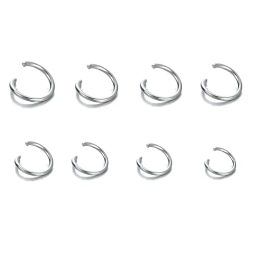 100–200 Stück/Los Edelstahl offene Biegeringe Spaltringe Verbinder für DIY Schmuckherstellung Zubehör Zubehör Großhandel-offener Ring x 200 Stück-10 mm x 1,0 mm von SEDRGH