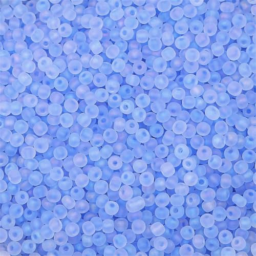 2/3/4,0 mm hochwertige mehrfarbige Reisperlen aus Milchglas – DIY-Schmuckherstellung (Ohrringe/Armbänder/Halsketten) 10 g/Beutel (≈660/220/100 Stück) – EBL-4,0 mnm, ca. 100 Stück von SEDRGH