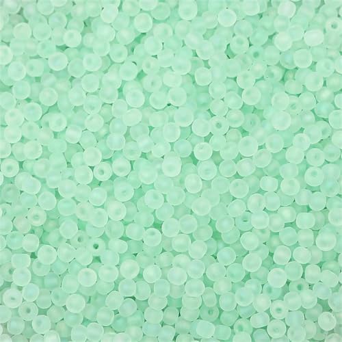 2/3/4,0 mm hochwertige mehrfarbige Reisperlen aus Milchglas – DIY-Schmuckherstellung (Ohrringe/Armbänder/Halsketten) 10 g/Beutel (≈660/220/100 Stück) – LGN-4,0 mnm, ca. 100 Stück von SEDRGH