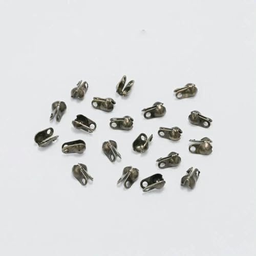 200 Stück 1,5 2,4 3,2 mm Kugelkettenverschlüsse Kalotten Endcrimps Perlen Kugelhalskettenverbinder Beschläge für DIY-Schmuckherstellung-Antikbronze-2,4,0 mm 200 Stück 1,5 2,4 3,2 mm Kugelkettenverschlüsse Kalotten Endcrimps Perlen Kugelhalskettenverbinder Beschläge für DIY-Schmuckherstellung-Antikbronze-2,4,0 mm von SEDRGH