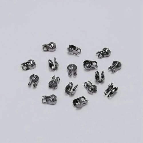 200 Stück 1,5 2,4 3,2 mm Kugelkettenverschlüsse Kalotten Endcrimps Perlen Kugelhalskettenverbinder Beschläge für DIY-Schmuckherstellung-Gun Black-3,2 mm 200 Stück 1,5 2,4 3,2 mm Kugelkettenverschlüsse Kalotten Endcrimps Perlen Kugelhalskettenverbinder Beschläge für DIY-Schmuckherstellung-Gun Black-3,2 mm von SEDRGH