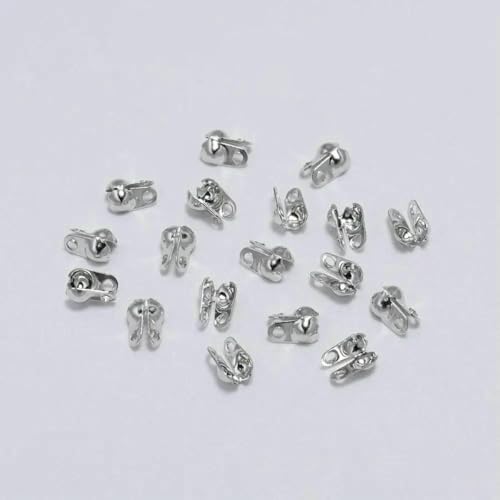200 Stück 1,5 2,4 3,2 mm Kugelkettenverschlüsse Kalotten Endcrimps Perlen Kugelhalskettenverbinder Beschläge für DIY-Schmuckherstellung-Rhodium-3,2 mm 200 Stück 1,5 2,4 3,2 mm Kugelkettenverschlüsse Kalotten Endcrimps Perlen Kugelhalskettenverbinder Beschläge für DIY-Schmuckherstellung-Rhodium-3,2 mm von SEDRGH