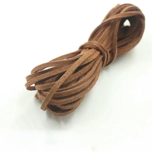 3,0 mm 5 m – Flachfaser-Lederspitze, Perlenfaden, Wildlederimitat, Kordel, Samt, Perlenzubehör – Gelb, Kaffeebraun – 3,0 mm 5 Meter 3,0 mm 5 m – Flachfaser-Lederspitze, Perlenfaden, Wildlederimitat, Kordel, Samt, Perlenzubehör – Gelb, Kaffeebraun – 3,0 mm 5 Meter von SEDRGH