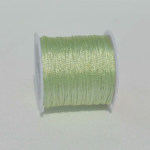 50 Meter 0,4,0 mm bunter Faden für handgefertigte Halsketten, Armbänder, geflochtene Seile, Stickereien, Häkelperlen, Schmuckherstellung, 35-0,4,0 mm x 50 m von SEDRGH