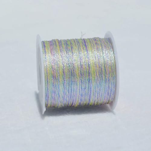 50 Meter 0,4,0 mm bunter Faden für handgefertigte Halsketten, Armbänder, geflochtene Seile, Stickereien, Häkelperlen, Schmuckherstellung, 56-0,4,0 mm x 50 m 50 Meter 0,4,0 mm bunter Faden für handgefertigte Halsketten, Armbänder, geflochtene Seile, Stickereien, Häkelperlen, Schmuckherstellung, 56-0,4,0 mm x 50 m von SEDRGH