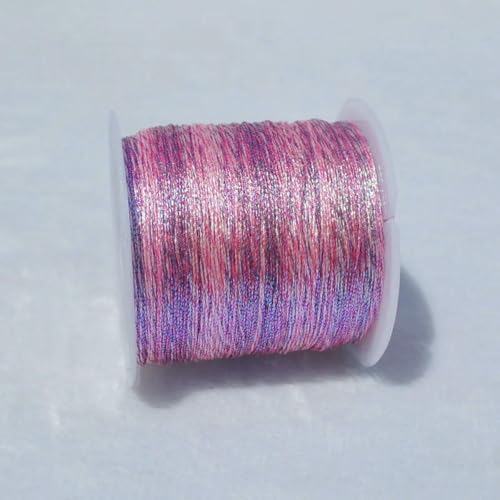 50 Meter 0,4,0 mm bunter Faden für handgefertigte Halsketten, Armbänder, geflochtene Seile, Stickereien, Häkelperlen, Schmuckherstellung, 58-0,4,0 mm x 50 m 50 Meter 0,4,0 mm bunter Faden für handgefertigte Halsketten, Armbänder, geflochtene Seile, Stickereien, Häkelperlen, Schmuckherstellung, 58-0,4,0 mm x 50 m von SEDRGH