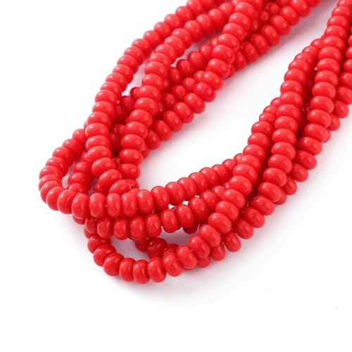 76 Stück Radperlen 5 x 8 mm Handschnur Glas Buddha Glatte flache runde Perlen Kristall Abakus Perlen Schmuckzubehör-001 76 Stück Radperlen 5 x 8 mm Handschnur Glas Buddha Glatte flache runde Perlen Kristall Abakus Perlen Schmuckzubehör-001 von SEDRGH