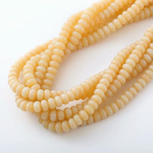 76 Stück Radperlen 5 x 8 mm Handschnur Glas Buddha Glatte flache runde Perlen Kristall Abakus Perlen Schmuckzubehör-011 76 Stück Radperlen 5 x 8 mm Handschnur Glas Buddha Glatte flache runde Perlen Kristall Abakus Perlen Schmuckzubehör-011 von SEDRGH