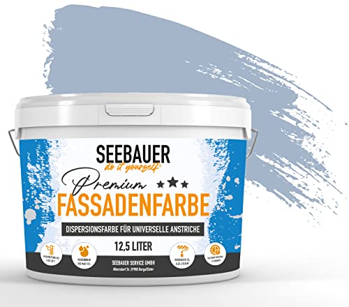 SEEBAUER diy® | Premium-Fassadenfarbe für Außen | Universelle Fassadenfarbe Lila | Gute Deckkraft und Farbintensität | Verschiedene Trendfarben (300 ml, No. 839 Luxury Passion) von SEEBAUER diy