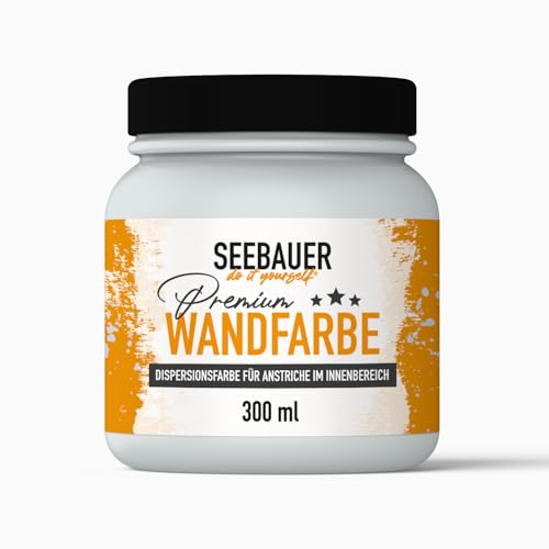 SEEBAUER diy® Wandfarbe Blau für Innen (No. 841 Luxury Passion 300 ml) Edelmatte Blautöne hohe Deckkraft von SEEBAUER diy