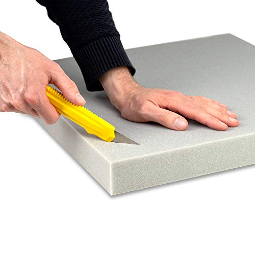 SEEBAUER living Schaumstoff Zuschnitt nach Maß MEDIUM RG 35/40 (Mittelfest) Höhe 5 cm - Schaumstoffplatte Sitzpolster Schaumstoff Zuschnitt von SEEBAUER living