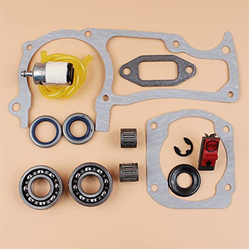 SEEDDFF Kurbellager Öldichtung Dichtung Motor Motor Turn-Up Kit Passend for Husqvarna 365 362 371 372 XP Kettensäge Ersatzteile Бензопила SEEDDFF Kurbellager Öldichtung Dichtung Motor Motor Turn-Up Kit Passend for Husqvarna 365 362 371 372 XP Kettensäge Ersatzteile Бензопила von SEEDDFF