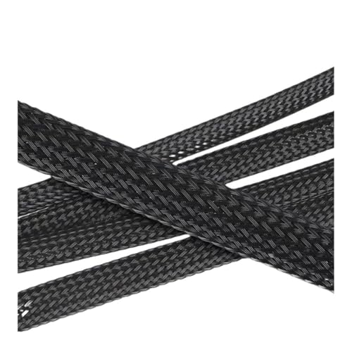 PET-Kabelhülle, 6/30 mm, isolierte geflochtene Ummantelung, Datenleitungsschutz, Drahtkabel, flammhemmendes Nylonrohr for USB-Netzkabel, Audio-Video-Kabel(4 Mm,1 Meter) von SEEHA