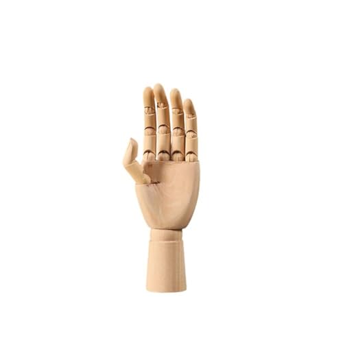 SEEK RARE 17,8 cm großes Holzhandmodell, flexible linke Hand, Kunstpuppe, Künstler, Zeichnen, Manikin, Gelenkhandmodell zum Zeichnen, Skizzieren, Modellieren, Schmuckdisplay SEEK RARE 17,8 cm großes Holzhandmodell, flexible linke Hand, Kunstpuppe, Künstler, Zeichnen, Manikin, Gelenkhandmodell zum Zeichnen, Skizzieren, Modellieren, Schmuckdisplay von SEEK RARE
