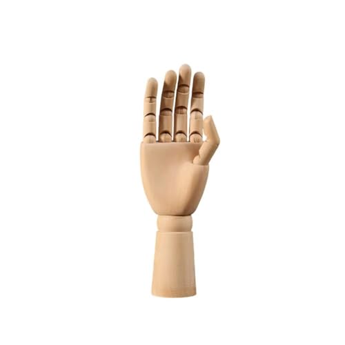 SEEK RARE 25,4 cm großes Holzhandmodell, flexibel, Rechtshänder, Kunstpuppe, Künstler, Zeichnen, Handmodell zum Zeichnen, Skizzieren, Modellieren, Schmuckdisplay SEEK RARE 25,4 cm großes Holzhandmodell, flexibel, Rechtshänder, Kunstpuppe, Künstler, Zeichnen, Handmodell zum Zeichnen, Skizzieren, Modellieren, Schmuckdisplay von SEEK RARE