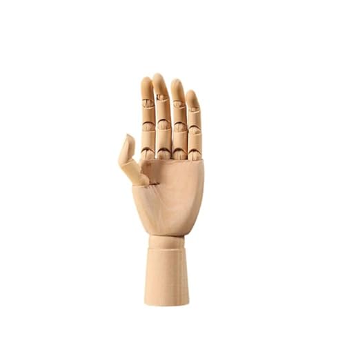 SEEK RARE 25,4 cm großes Holzhandmodell, flexible linke Hand, Kunstpuppe, Künstler, Zeichnen, Manikin, Modell zum Zeichnen, Skizzieren, Modellieren, Schmuckdisplay SEEK RARE 25,4 cm großes Holzhandmodell, flexible linke Hand, Kunstpuppe, Künstler, Zeichnen, Manikin, Modell zum Zeichnen, Skizzieren, Modellieren, Schmuckdisplay von SEEK RARE
