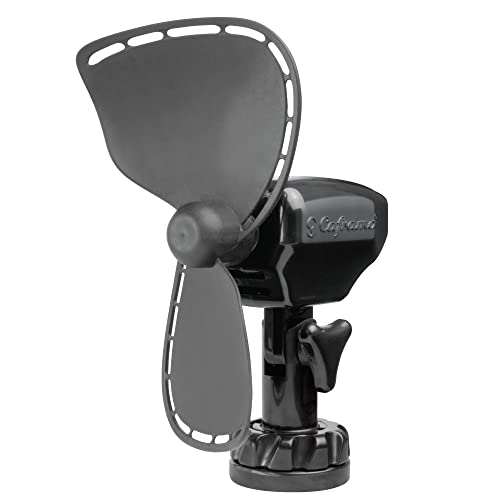 SEEKR by Caframo Ultimate™ 24 Volt Ventilator mit 2 Geschwindigkeiten, Direktkabel, Schwarz, Hergestellt in Kanada. von SEEKR